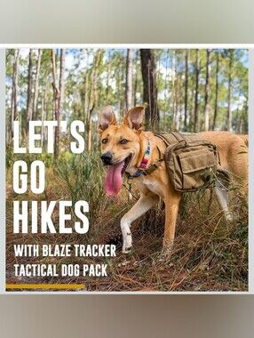 OneTigris Blaze Tracker Tactical Dog Pack Saddlebag Coyote Brown